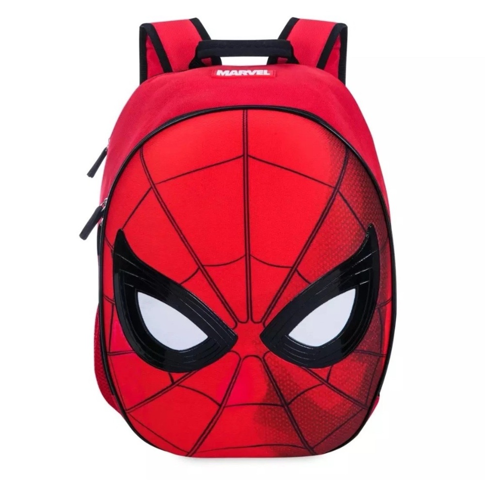 Disney Original Spider Man Face Backpack Spiderman Back To School New